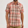 Coral Plaid | Wrangler Men's Shirt