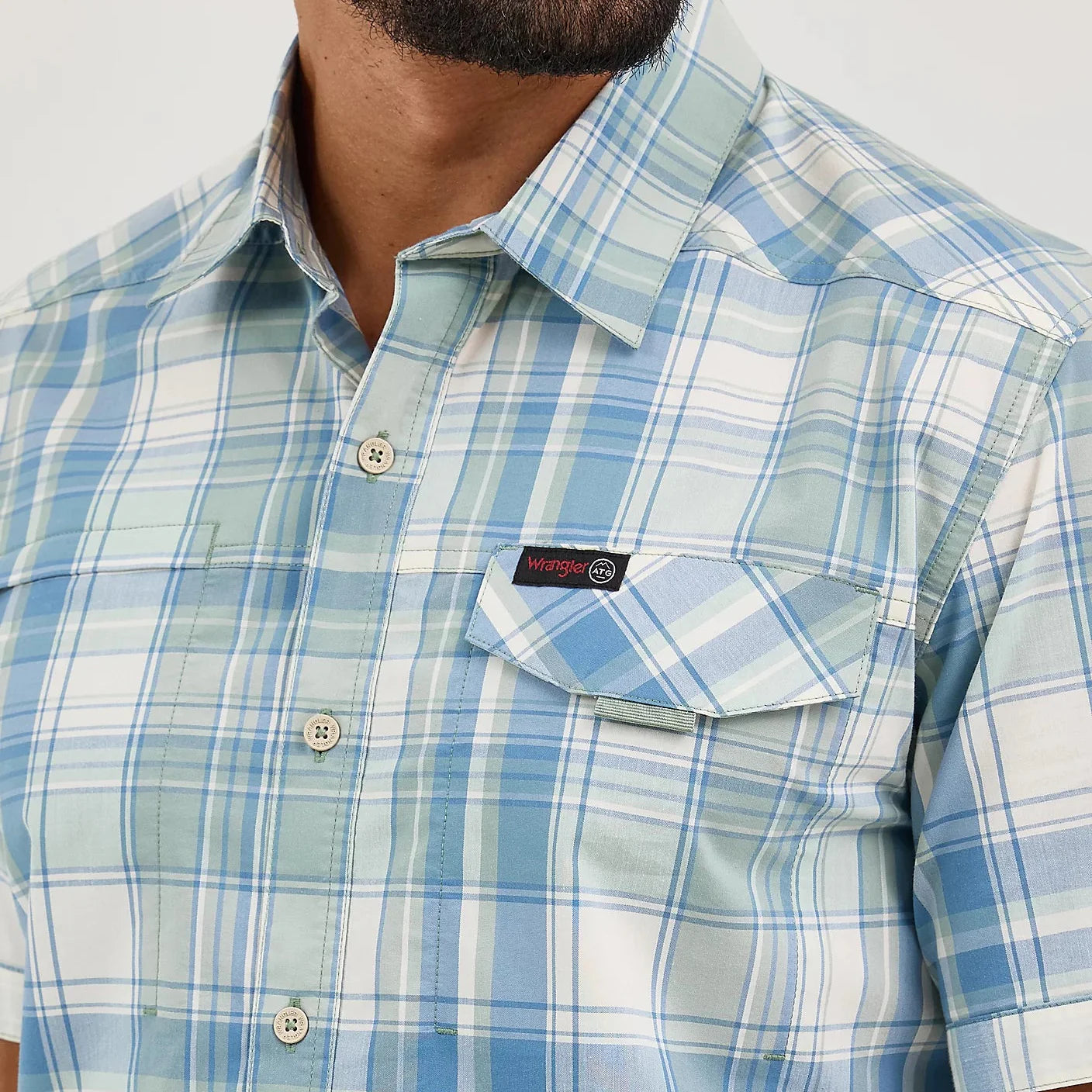 Iceburg Plaid | Wrangler Men's Shirt