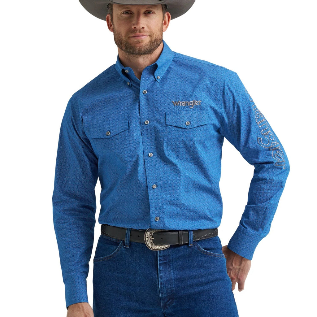 True Blue Logo | Wrangler Men's Shirt