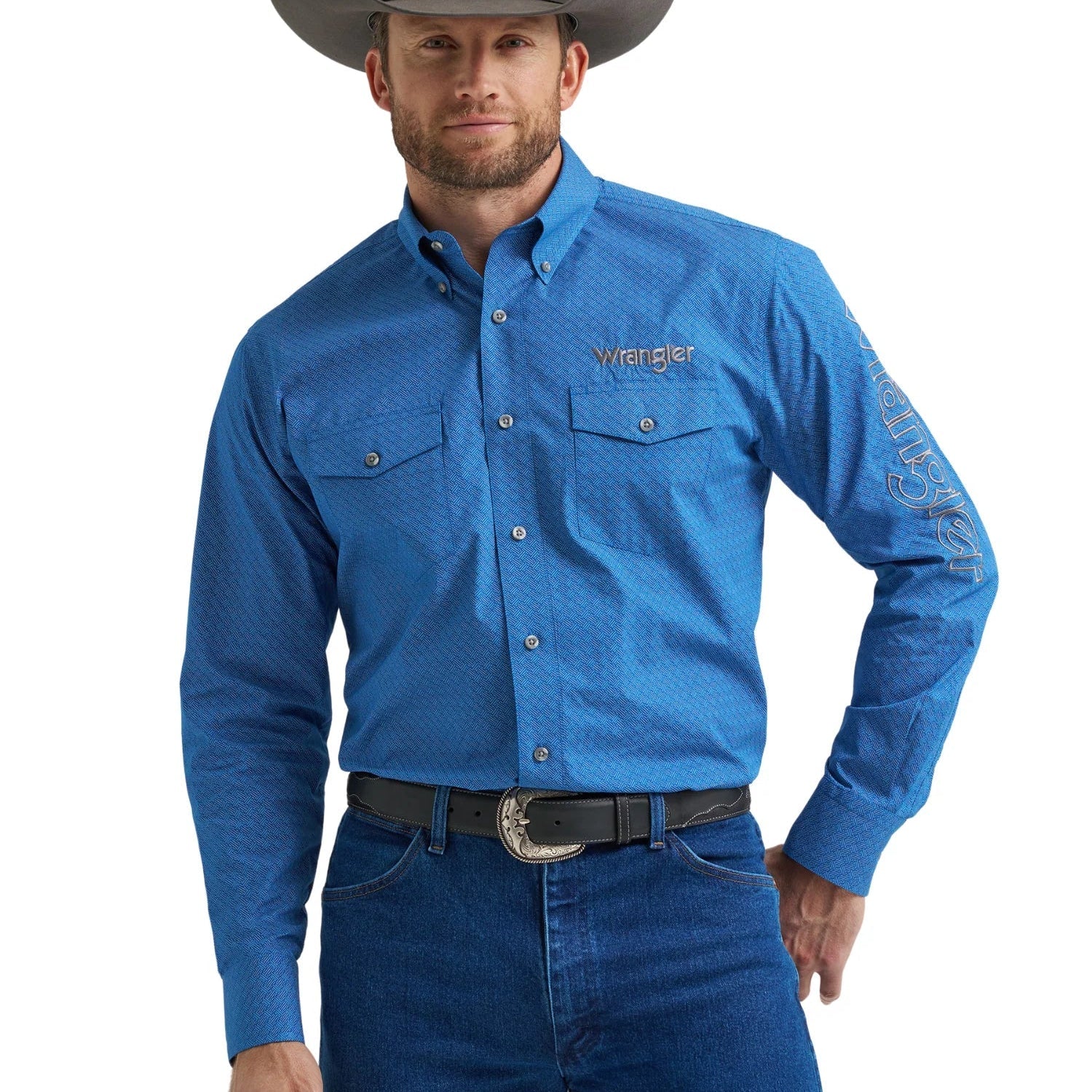 True Blue Logo | Wrangler Men's Shirt
