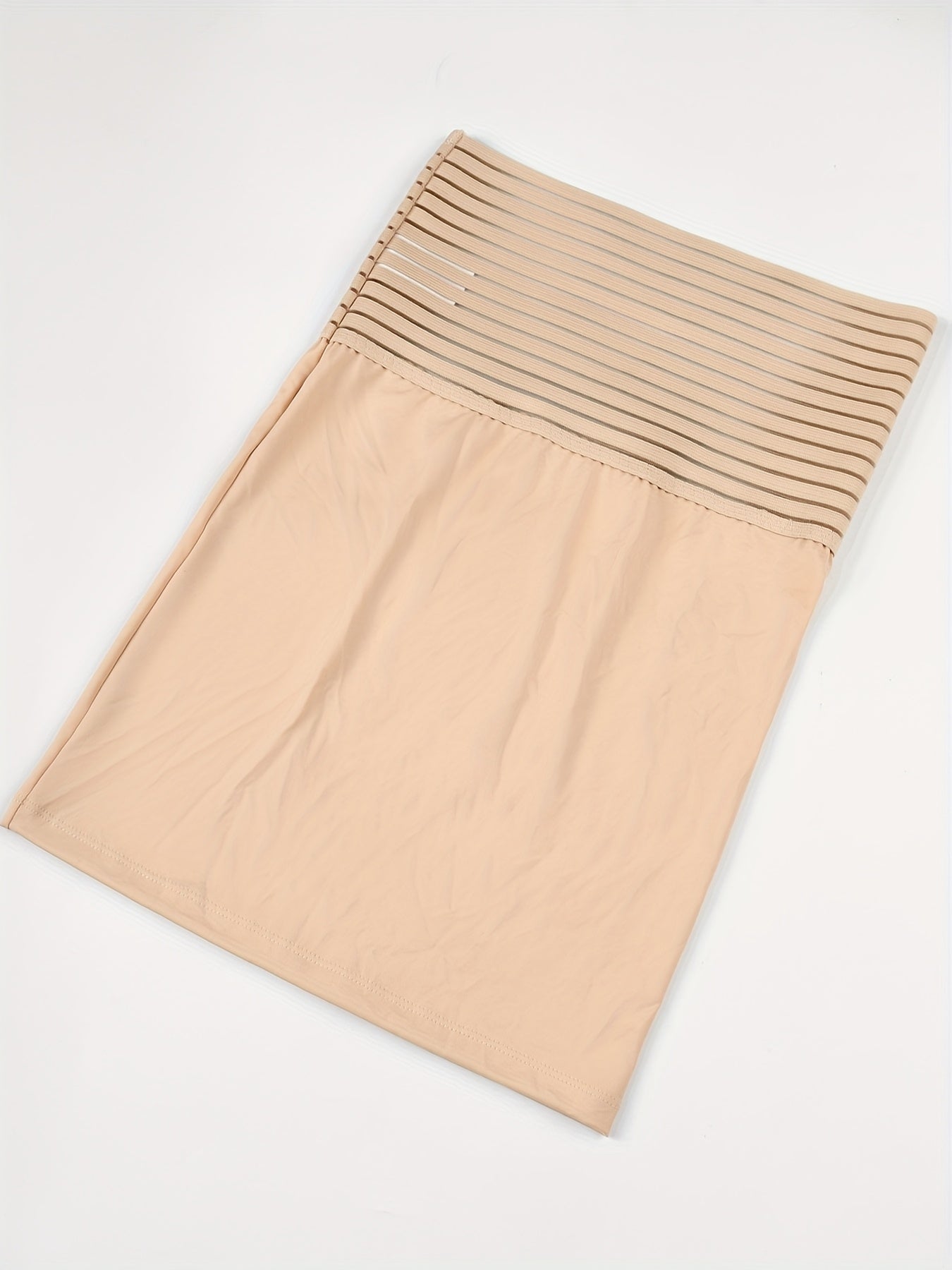 Women's High-Waisted Bodycon Skirt - Tummy Control Butt Lifting Short Skirt with Hollow Out & Fit, Stretchy Short Length for Parties, Night Out, Casual Attire - Spring Summer Fall Skirt for Dresses Layering (Non-)