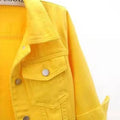 Full Size Cropped  Denim Jacket Plus Size