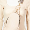 Fame Single Strap Faux Leather Sing Bag