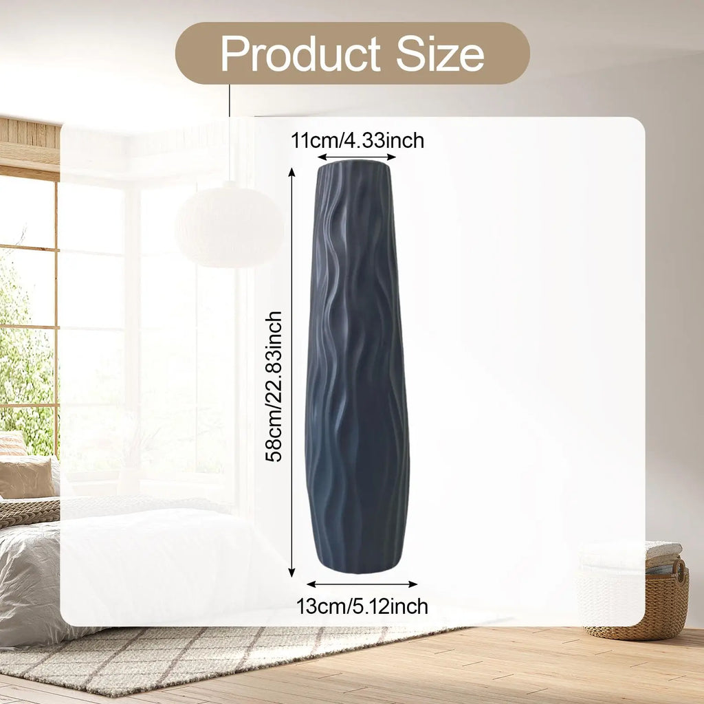 Floor standing Vase Morden Stylish Large Flower Vase Home Ornament Housewarming Gift Wedding decoration for Home Entryway Hotel