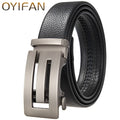 Men's Leather Belt Fashion Automatic Buckle Belt for Popular Business High Quality Male Belt