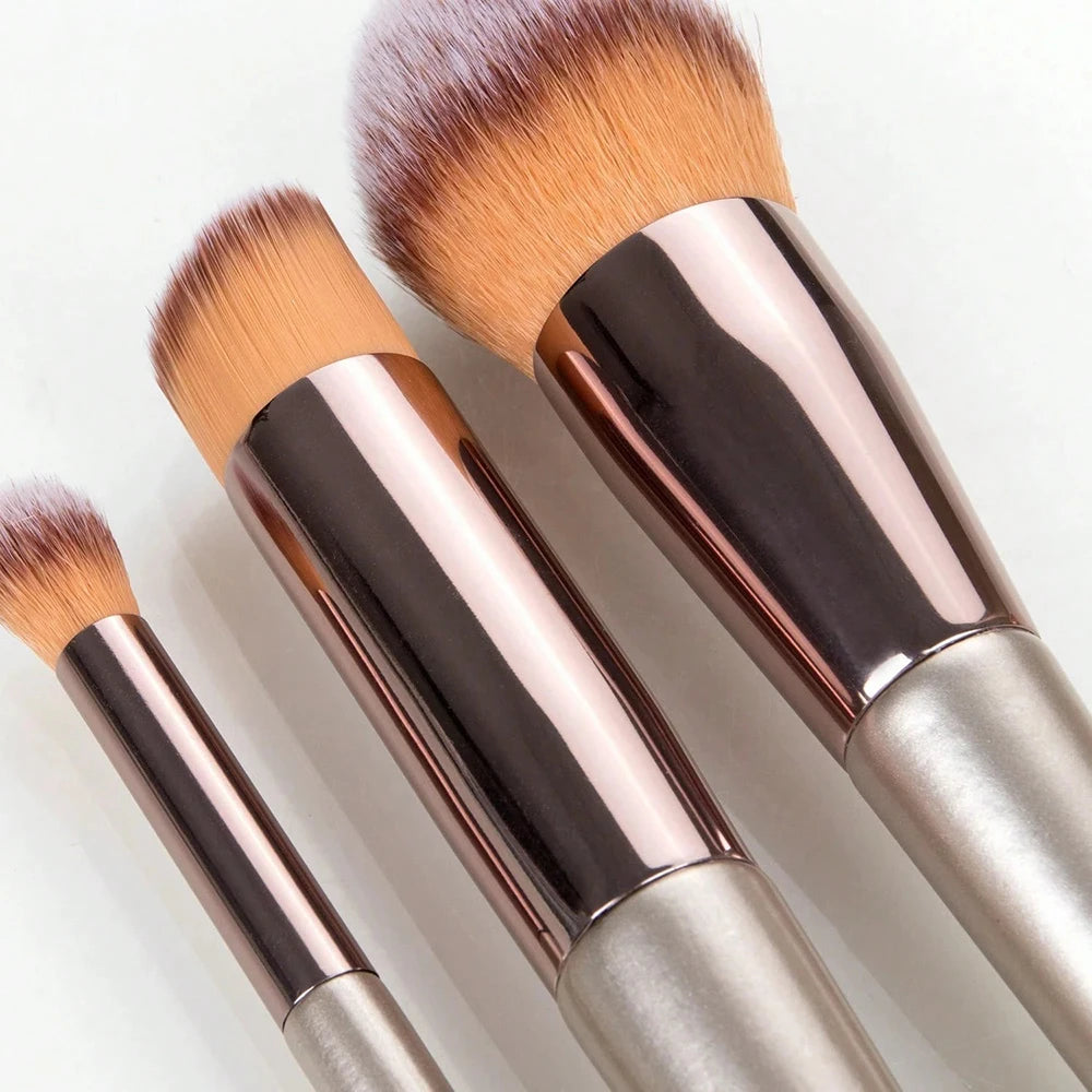 14-Piece Premium Synthetic Makeup Brush Set for Foundation, Powder, Concealers, Eye Shadows, and Blush