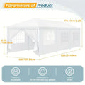 10x10/10x20/10x30 Party Tent Outdoor Canopy Tent with Removable Sidewalls, Waterproof Party Tents for Parties,Wedding Events,BBQ