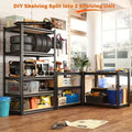 72 Inch Heavy-duty Metal Storage Rack, With A Load-bearing Capacity Of 2000 Pounds Per Layer, Adjustable Height