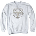 Yellowstone Dutton Ranch Men's Crewneck Sweatshirt White