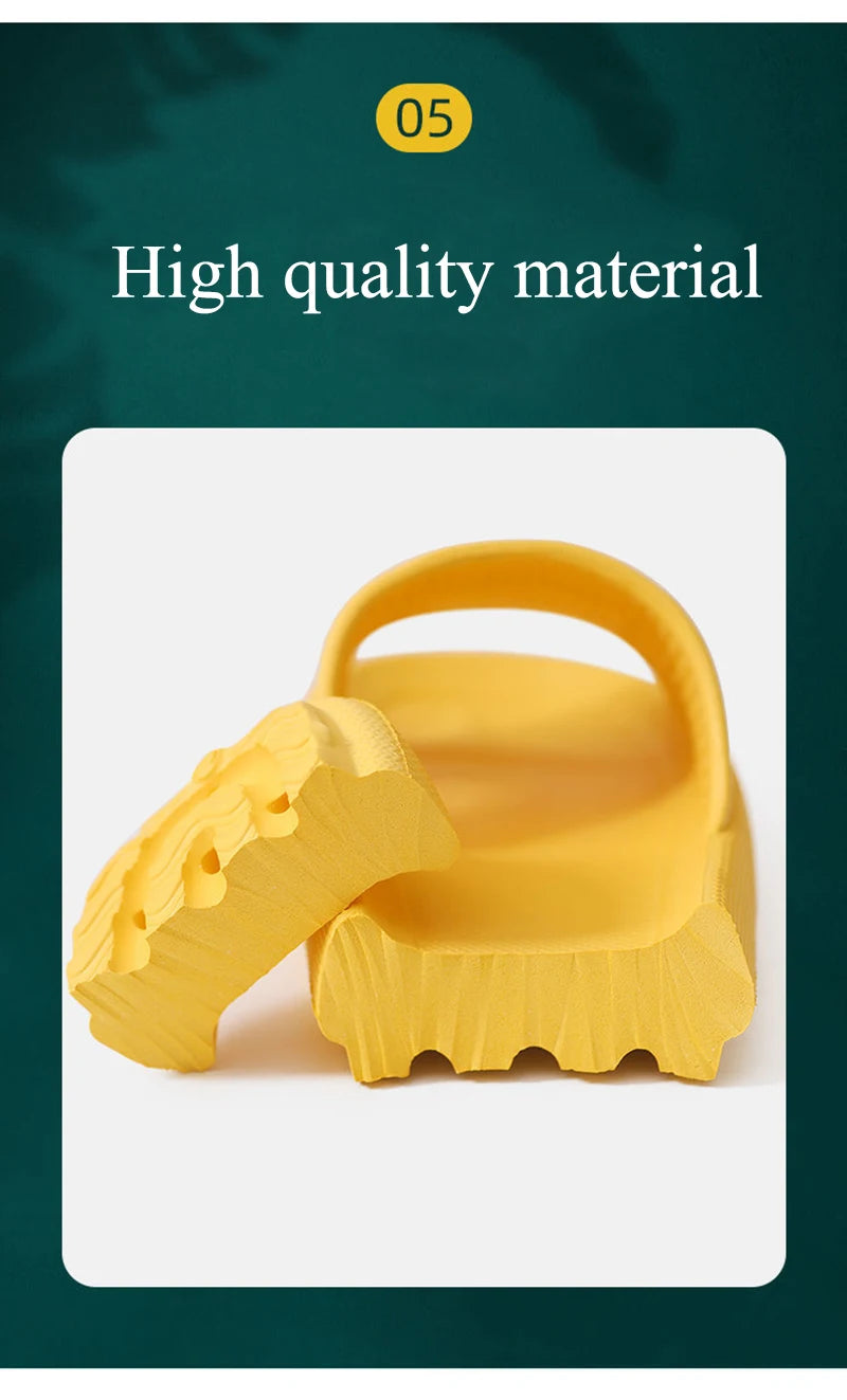 Women Thick Platform Cloud Slippers Indoor Home Eva Soft Sole Pillow Slides Sandals