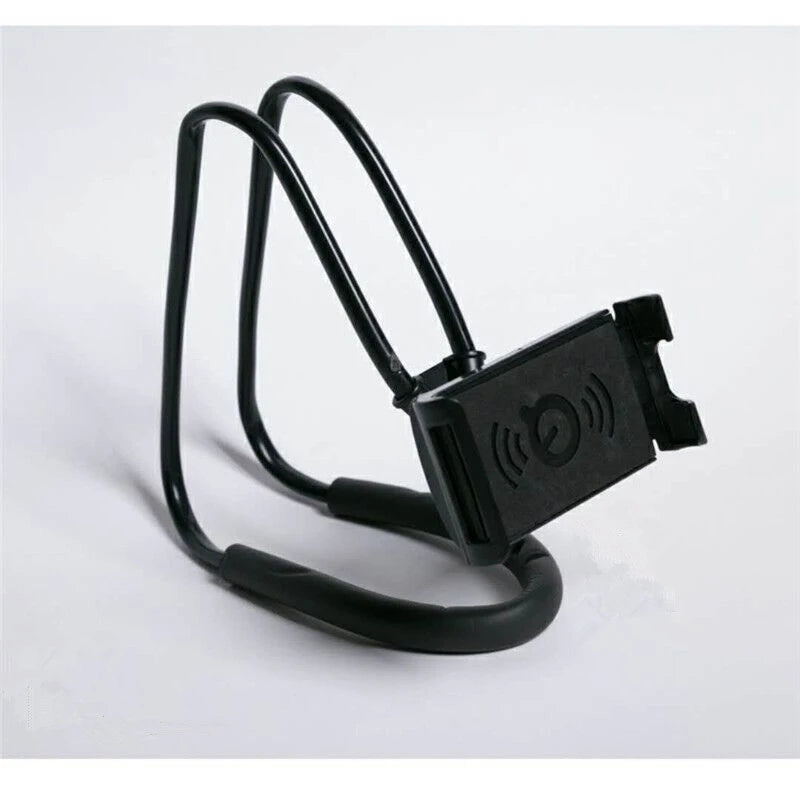 360 Degree Phones Holder Stand Mobile Phone Holder Hanging Neck Lazy Cellphone Mount Accessories Adjustable for iPhone 12 Xiaomi