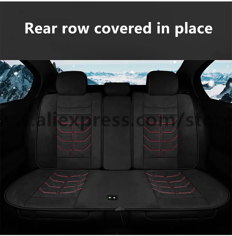 2019 new car heating cushion winter single seat warm car electric double car seat cushion 12v car with winter tweezers
