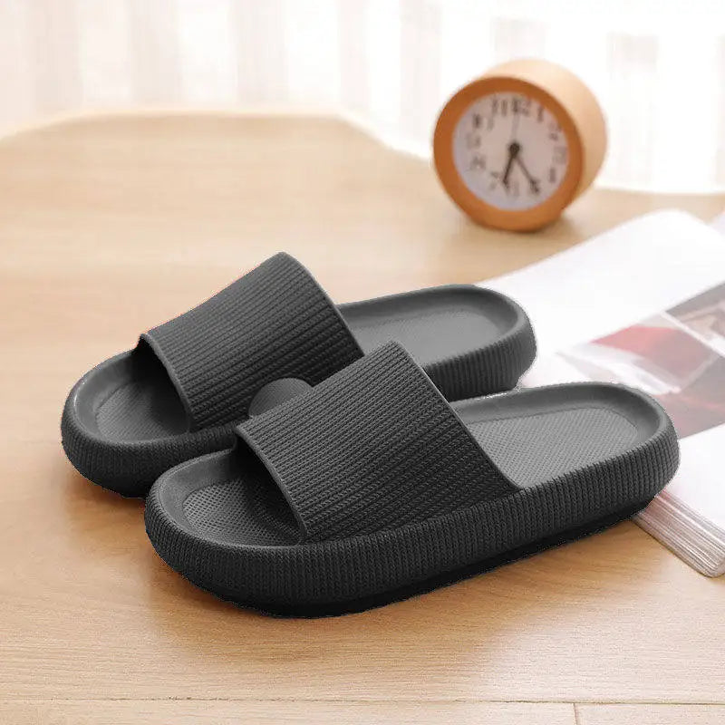 Women Thick Platform Cloud Slippers Indoor Home Eva Soft Sole Pillow Slides Sandals