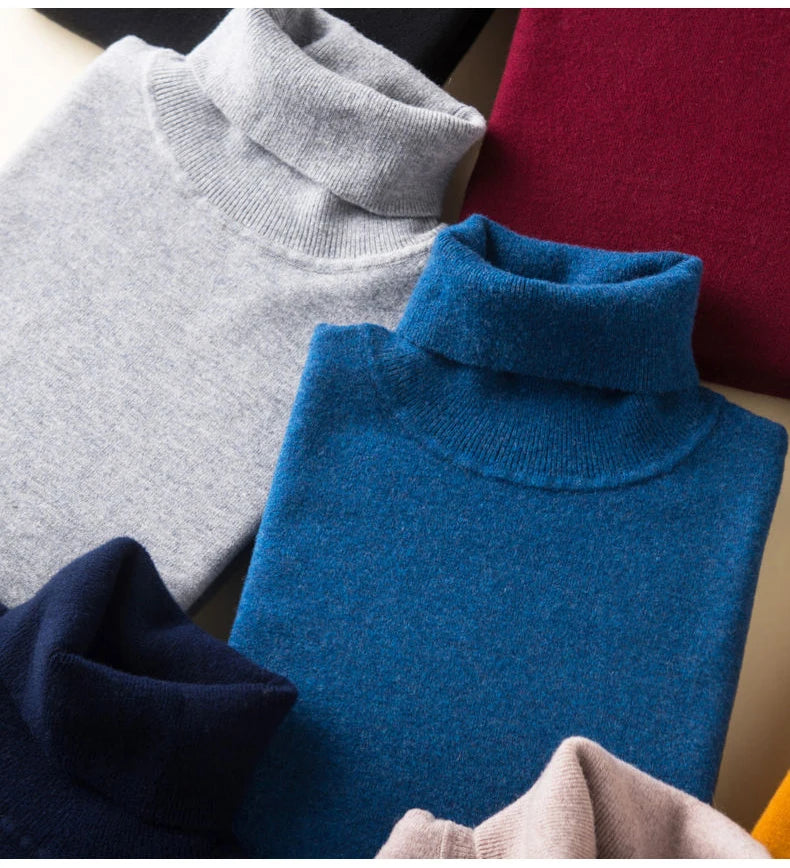 Cashmere turtleneck men sweater 2023 autumn winter jumper clothes ropa hombre pull homme hiver pullover men turtle neck sweaters