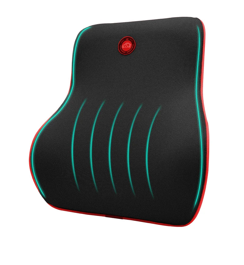 Memory Foam Car Seat Pillow Car Neck Pillow Protective Lumbar Back Support Breathable Car Headrest Cushion For Travel