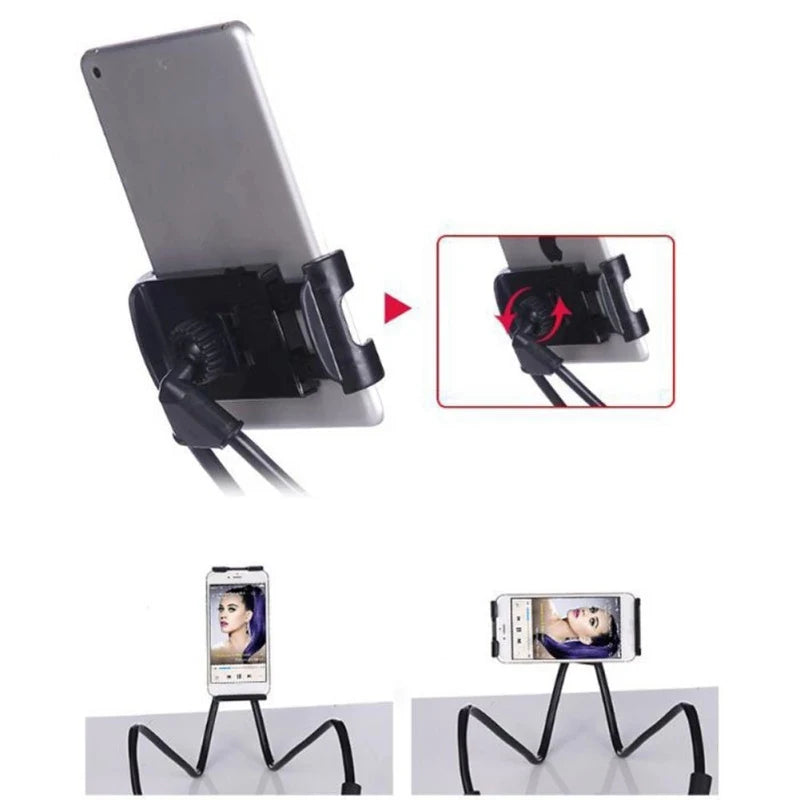 360 Degree Phones Holder Stand Mobile Phone Holder Hanging Neck Lazy Cellphone Mount Accessories Adjustable for iPhone 12 Xiaomi