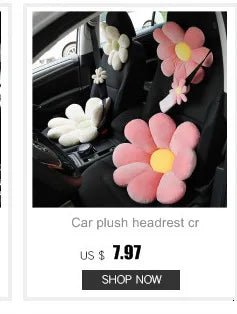 HOT Car Neck Pillow PU Leather Lumbar Waist Support For Seat Memory Backrest Headrest Cushion Auto Gadget Accesorios Interior