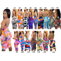 Bodycon Tube Tie Dye Summer Dress Sun Dresses 2021 Colorful Women Long Floral Summer Dress Womens Clothing