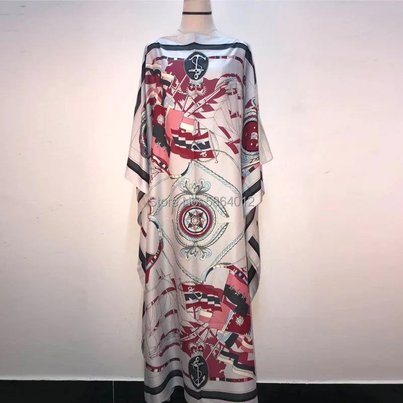 Fashion Design Loose Dress Batwing Maxi Long Femme Vestidos Summer Autumn Party Elegant Dress