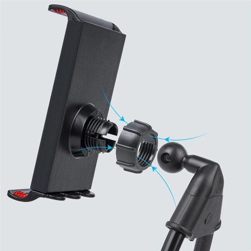 360 Degree Phones Holder Stand Mobile Phone Holder Hanging Neck Lazy Cellphone Mount Accessories Adjustable for iPhone 12 Xiaomi