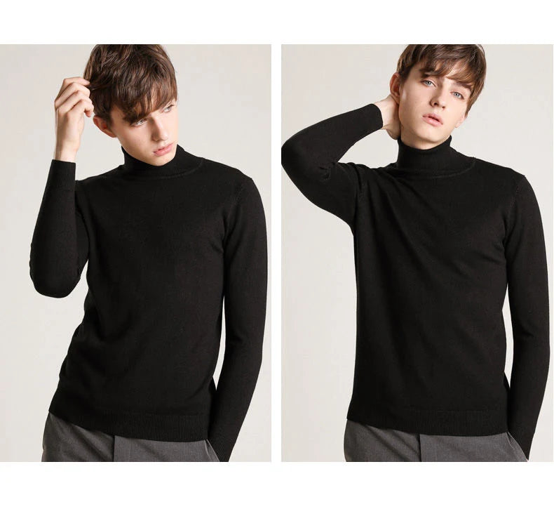 Cashmere turtleneck men sweater 2023 autumn winter jumper clothes ropa hombre pull homme hiver pullover men turtle neck sweaters