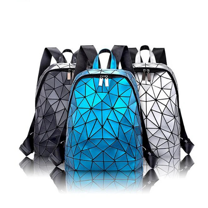 Backpack Bags For Women Fashion School Backpacks Mochilas Para Mujer Geometric Travel Bag