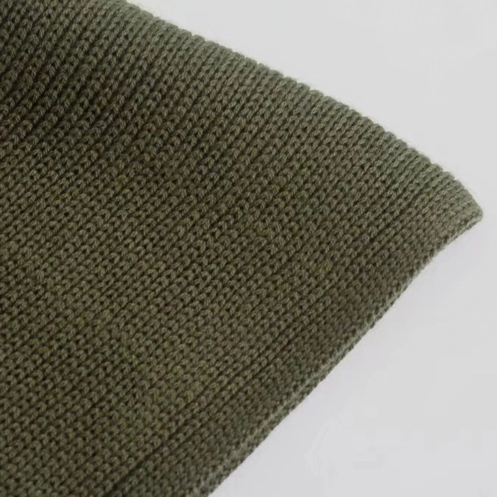 Knitted Skirt Suits For Women Two Piece Set Women Skirt Zipper Solid Color Tops High-Waisted Mini Skirt 2021 Women Knitted Suit