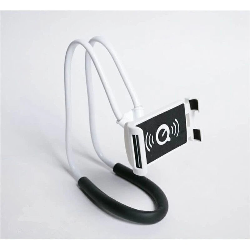 360 Degree Phones Holder Stand Mobile Phone Holder Hanging Neck Lazy Cellphone Mount Accessories Adjustable for iPhone 12 Xiaomi