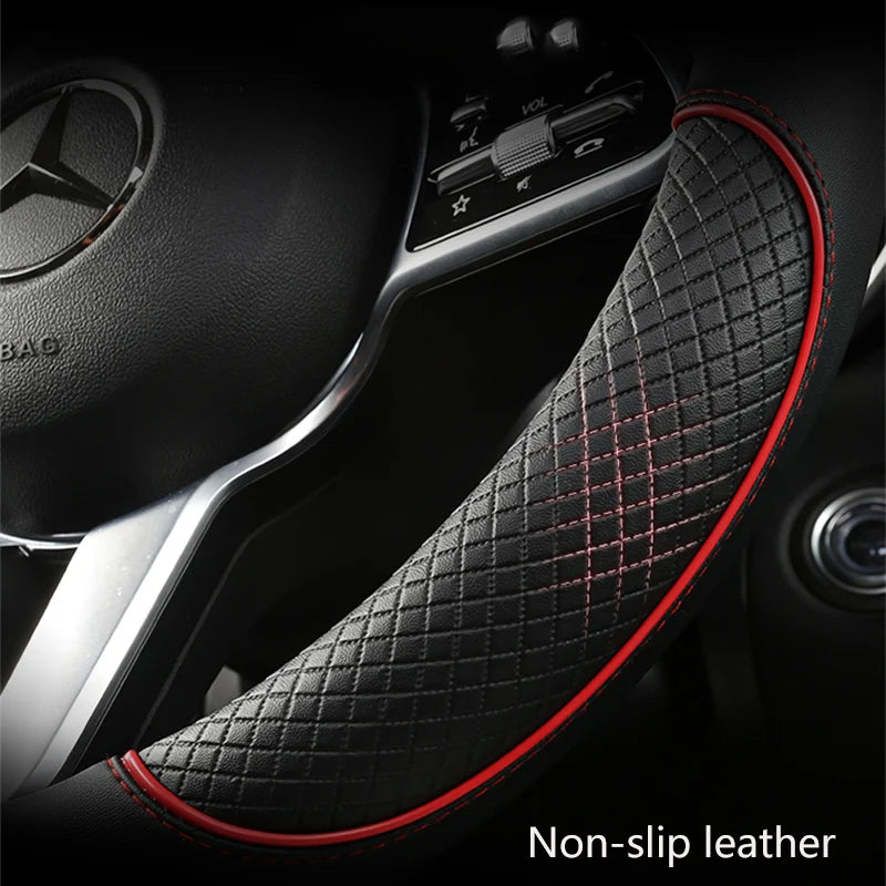 Car Steering-Wheels Cover 38cm 15" For Suzuki Alivio/Ciaz Baleno Celerio Jimny SX4 S-Cross Grand Vitara Aerio Kizashi Liana