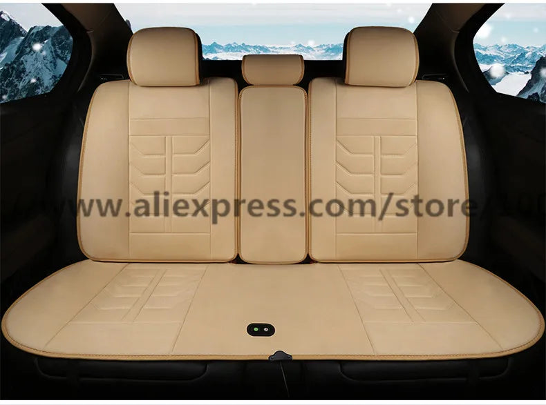 2019 new car heating cushion winter single seat warm car electric double car seat cushion 12v car with winter tweezers