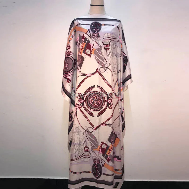 Fashion Design Loose Dress Batwing Maxi Long Femme Vestidos Summer Autumn Party Elegant Dress