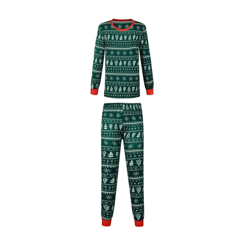 2025 Christmas Family Pajamas Set Green Family Look Matching Adult Women Mom Me Kids Xmas Clothes Sleepwear Baby Romper Outfits