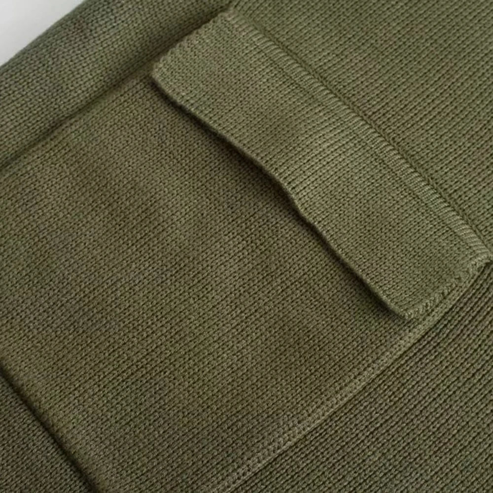 Knitted Skirt Suits For Women Two Piece Set Women Skirt Zipper Solid Color Tops High-Waisted Mini Skirt 2021 Women Knitted Suit