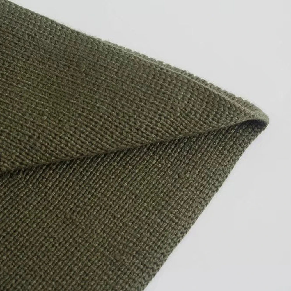Knitted Skirt Suits For Women Two Piece Set Women Skirt Zipper Solid Color Tops High-Waisted Mini Skirt 2021 Women Knitted Suit