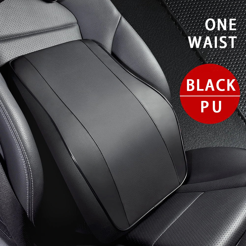 Car Neck Headrest Pillow Rest Head Support Cushion Car Breathable Memory Foam Slow Rebound Guard Car Lumbar Pillow Universal