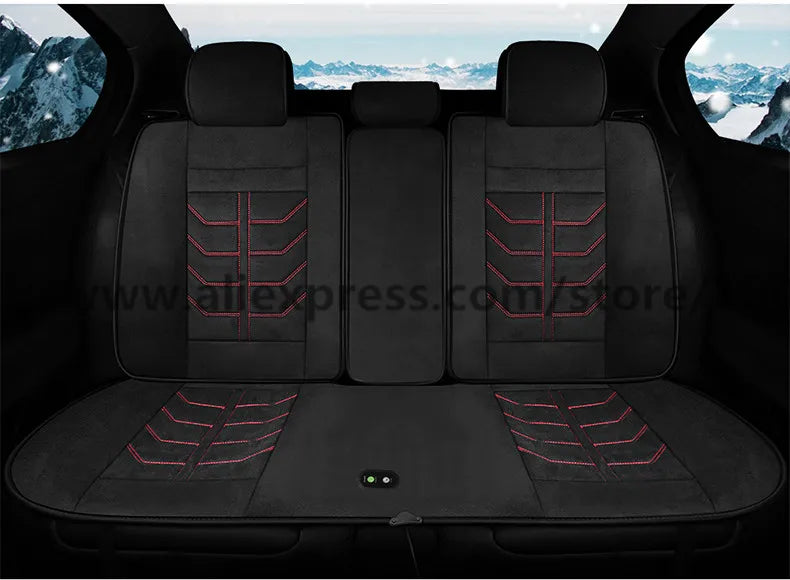 2019 new car heating cushion winter single seat warm car electric double car seat cushion 12v car with winter tweezers
