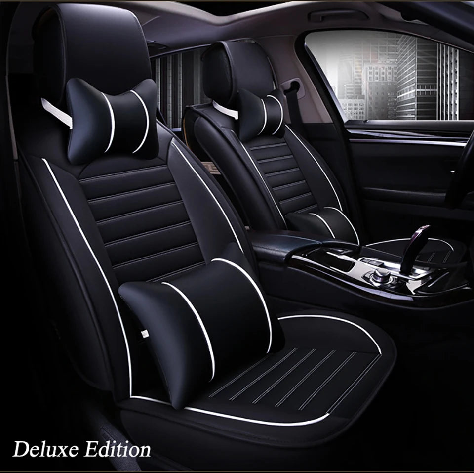 Leather Universal Car Seat Covers for Suzuki all model swift grand vitara liana liana forenza ignis Kizashi Alivio accessories
