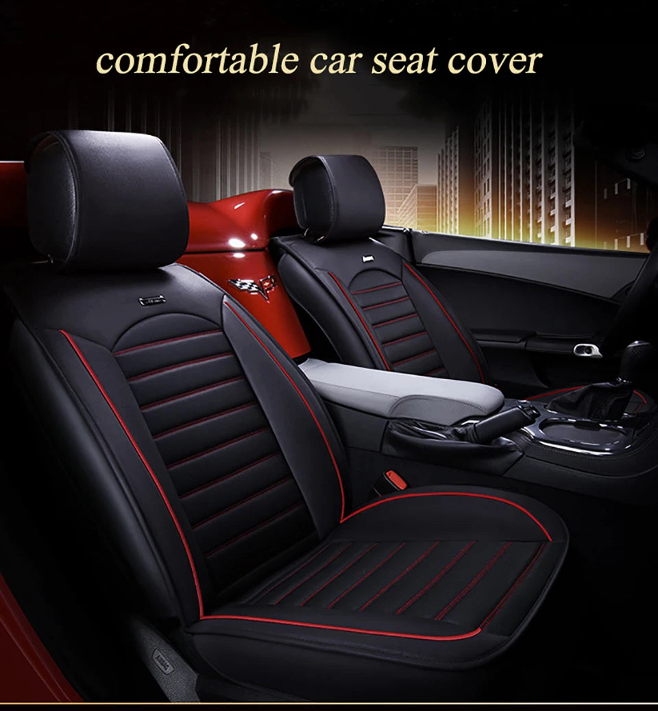 Leather Universal Car Seat Covers for Suzuki all model swift grand vitara liana liana forenza ignis Kizashi Alivio accessories