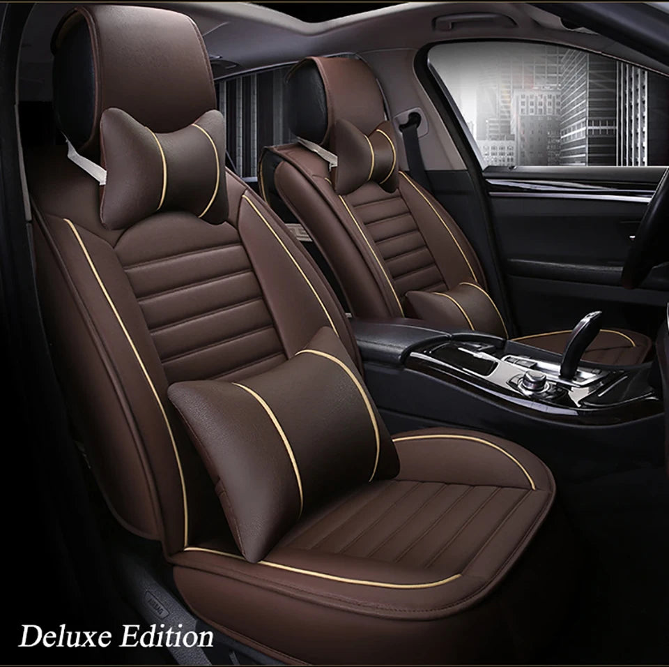 Leather Universal Car Seat Covers for Suzuki all model swift grand vitara liana liana forenza ignis Kizashi Alivio accessories