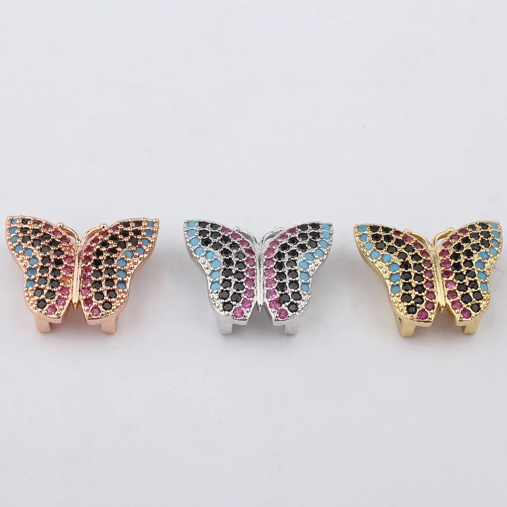 FINE4U B163 Stainless Steel Lover Heart Charms Bracelets For Men Women Luxury Crystals Wristband Male Female's DIY Jewelry
