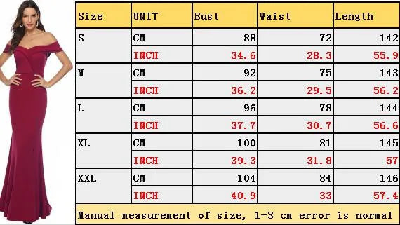 S-2XL Spring and Summer New One-shoulder V-neck Split Dress Banquet Evening Dress Women's Floor-length Dress