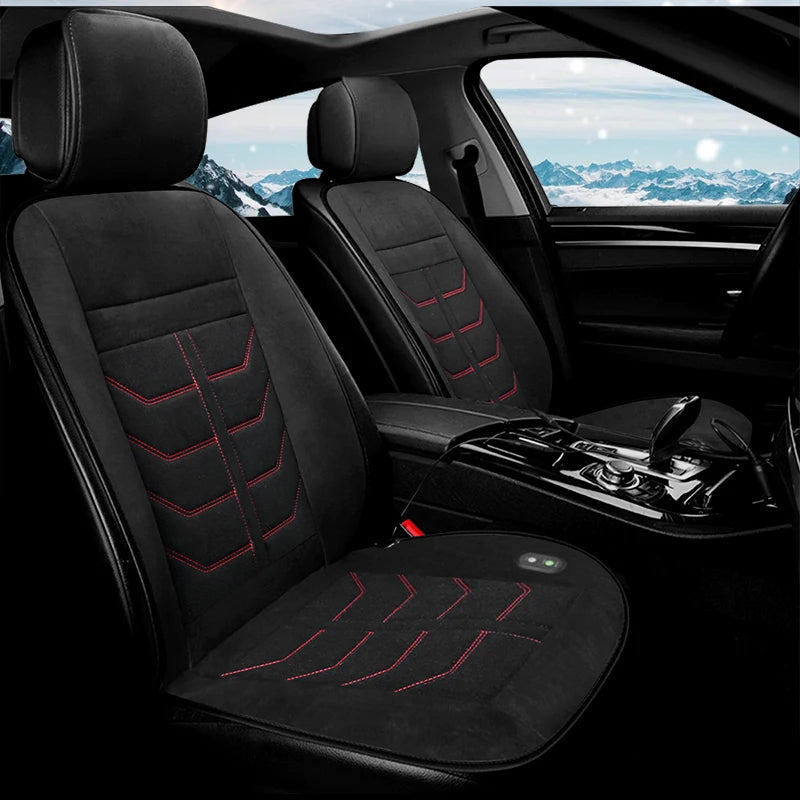 2019 new car heating cushion winter single seat warm car electric double car seat cushion 12v car with winter tweezers
