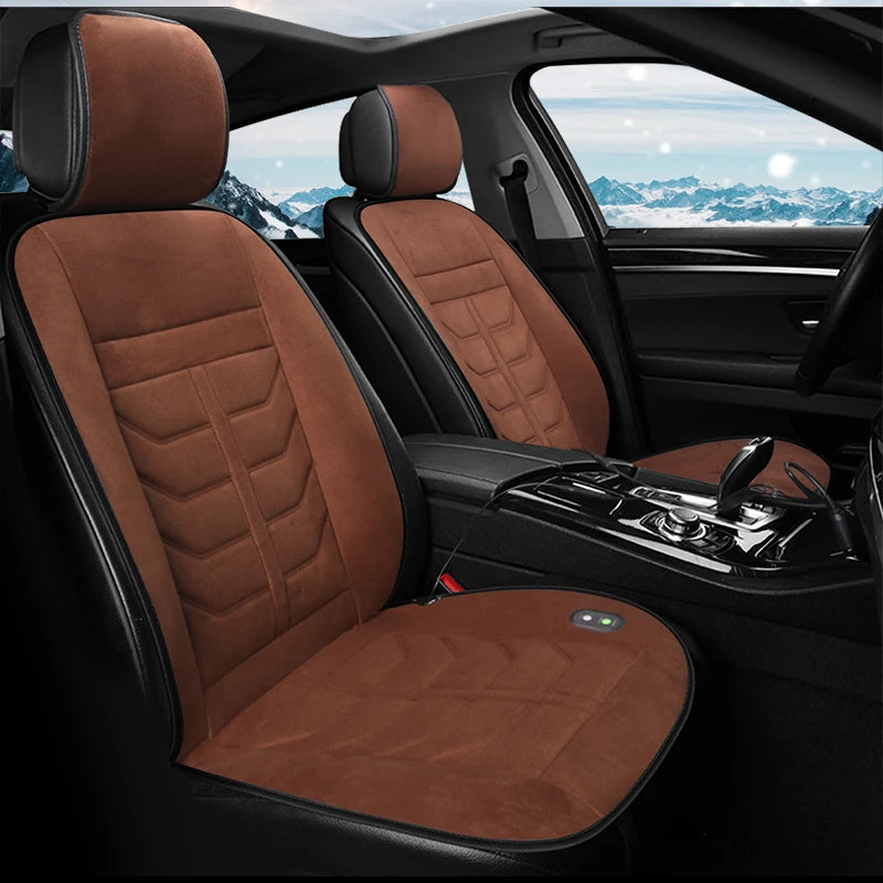 2019 new car heating cushion winter single seat warm car electric double car seat cushion 12v car with winter tweezers
