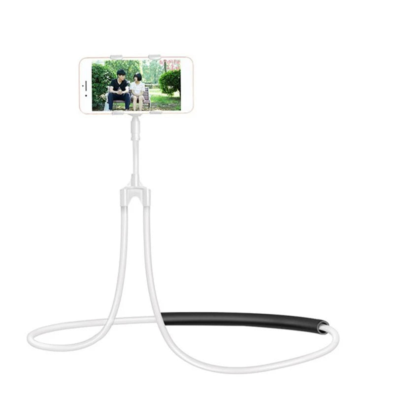 360 Degree Phones Holder Stand Mobile Phone Holder Hanging Neck Lazy Cellphone Mount Accessories Adjustable for iPhone 12 Xiaomi