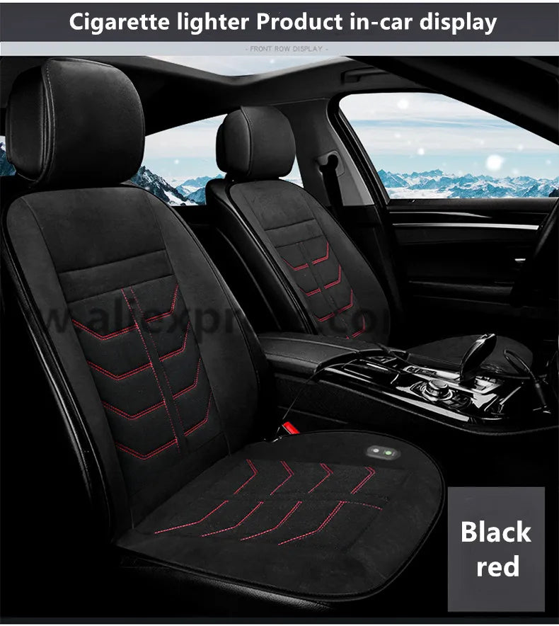 2019 new car heating cushion winter single seat warm car electric double car seat cushion 12v car with winter tweezers