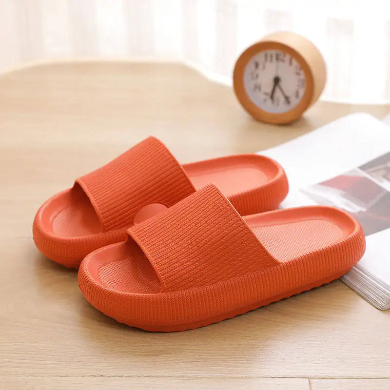 Women Thick Platform Cloud Slippers Indoor Home Eva Soft Sole Pillow Slides Sandals