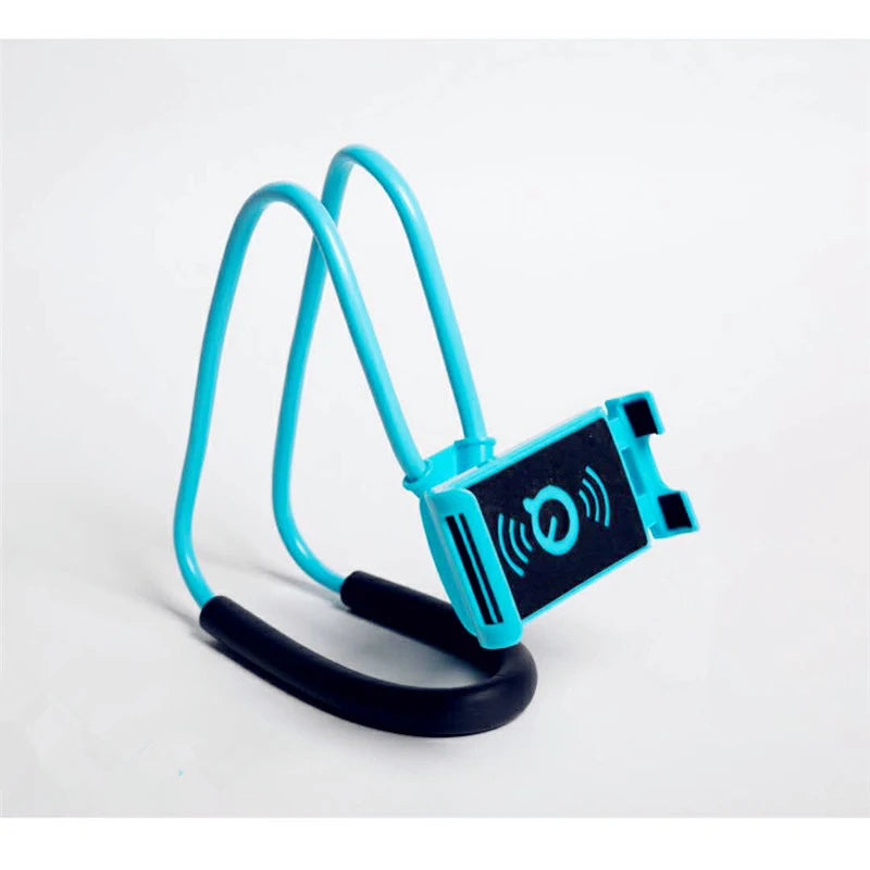 360 Degree Phones Holder Stand Mobile Phone Holder Hanging Neck Lazy Cellphone Mount Accessories Adjustable for iPhone 12 Xiaomi