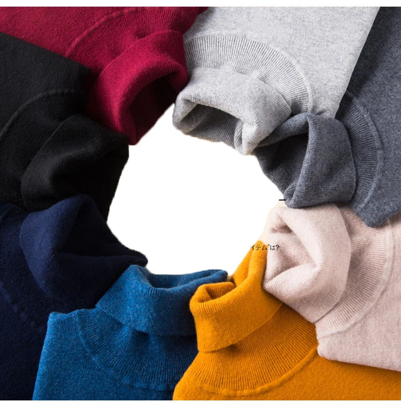 Cashmere turtleneck men sweater 2023 autumn winter jumper clothes ropa hombre pull homme hiver pullover men turtle neck sweaters