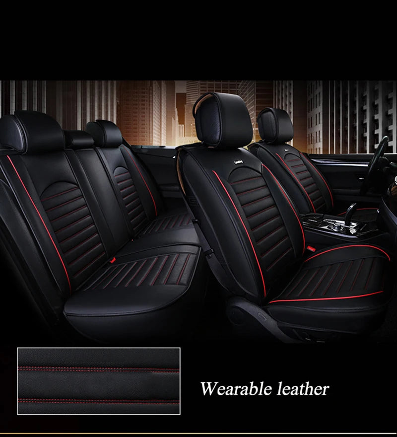 Leather Universal Car Seat Covers for Suzuki all model swift grand vitara liana liana forenza ignis Kizashi Alivio accessories