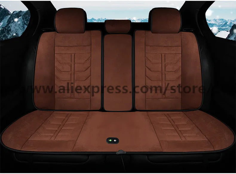 2019 new car heating cushion winter single seat warm car electric double car seat cushion 12v car with winter tweezers